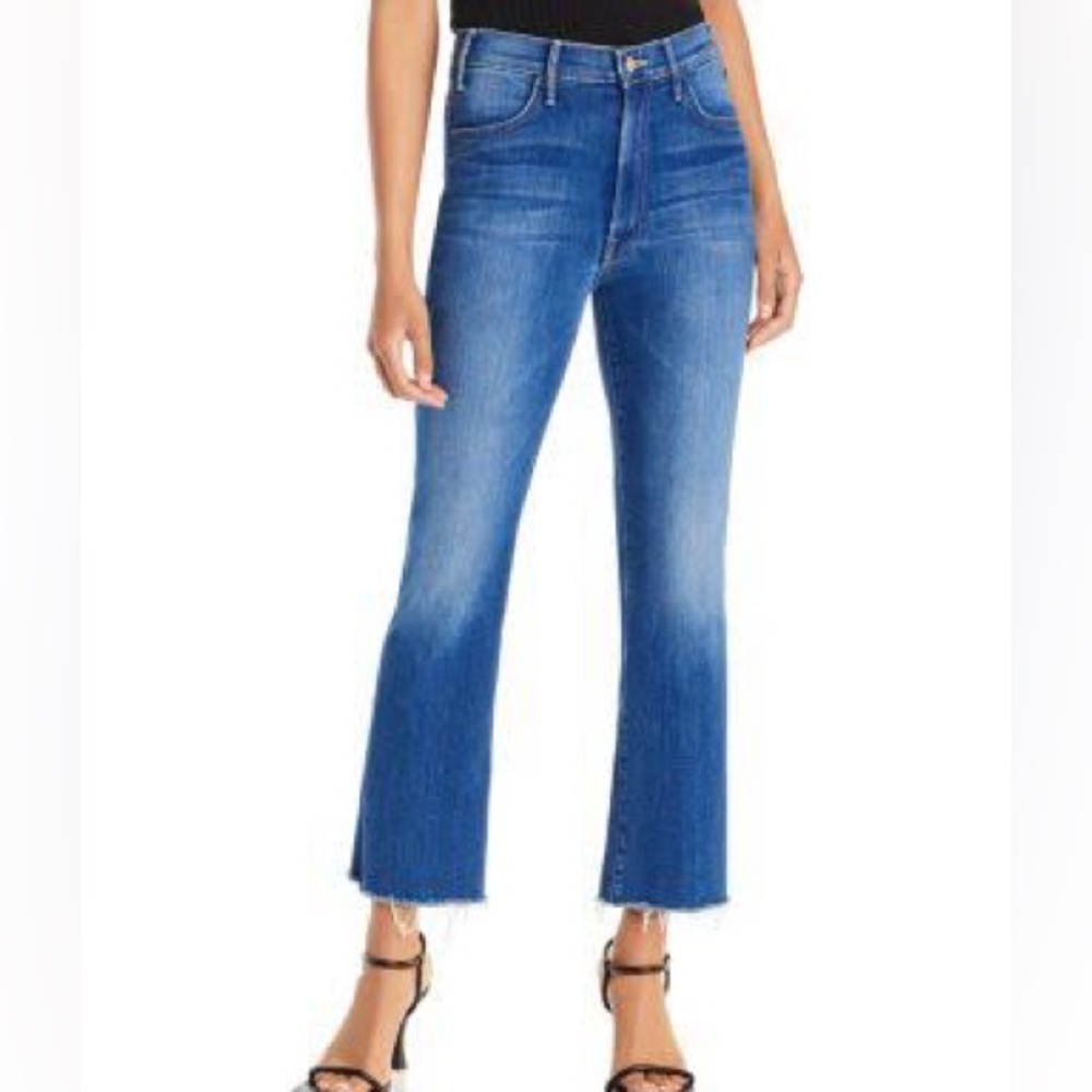 MOTHER Hustler Ankle Fray in Balls of Yarn wash Sz 31